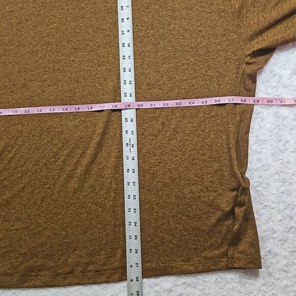 Athleta Uptempo II Hoodie Sweatshirt Mahogany Heather Plus Size 3X - Picture 6 of 11